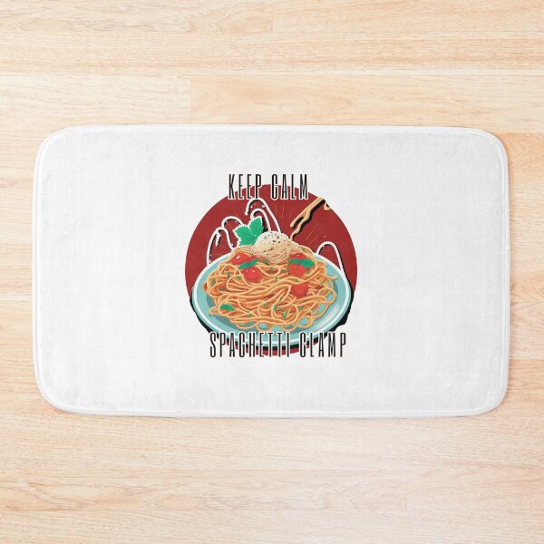Item preview, keep calm and spaghetti clamp designed and sold by printiesart.