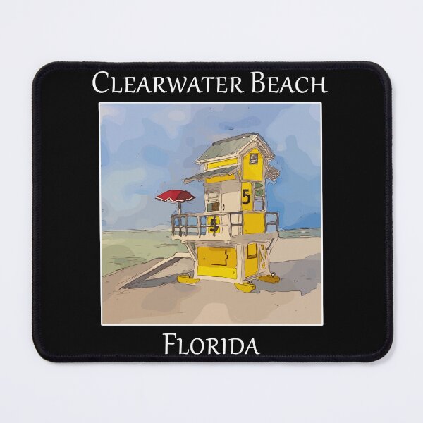 Item preview, Lifeguard tower in Clearwater Beach Florida- WelshDesigns designed and sold by welshdesigns.