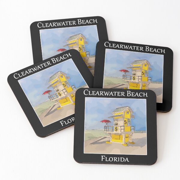 Item preview, Lifeguard tower in Clearwater Beach Florida- WelshDesigns designed and sold by welshdesigns.
