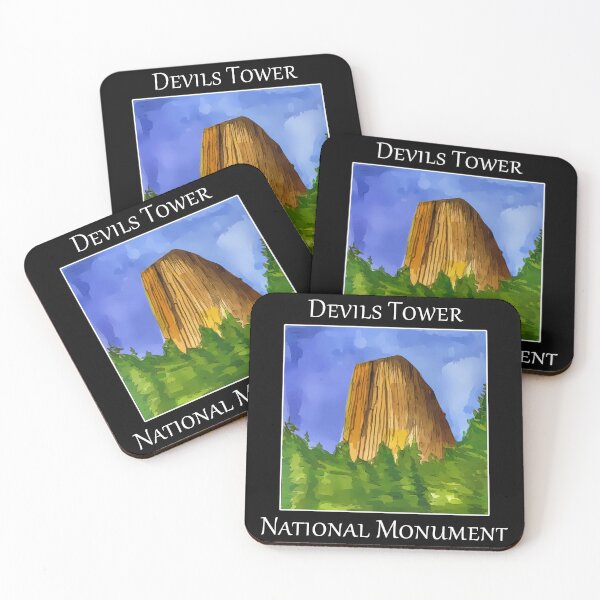 Item preview, Devils Tower National Monument near Moorcroft Wyoming- WelshDesigns designed and sold by welshdesigns.