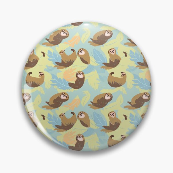 Item preview, Adorable Sloth Pattern - Playful Animal Design  designed and sold by Retro-ArtDeco.