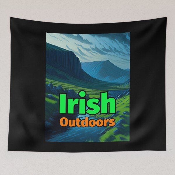 Item preview, Irish Outdoors Pastel Painting River Mountains designed and sold by IrishPOD.