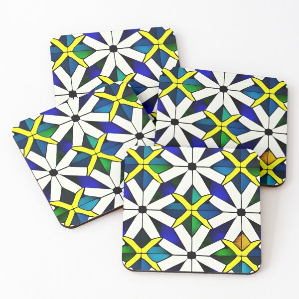 Item preview, Abstract Stained Glass Floral designed and sold by calibrit.