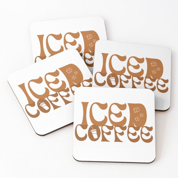 Item preview, Iced coffee typography designed and sold by colourtheworld.