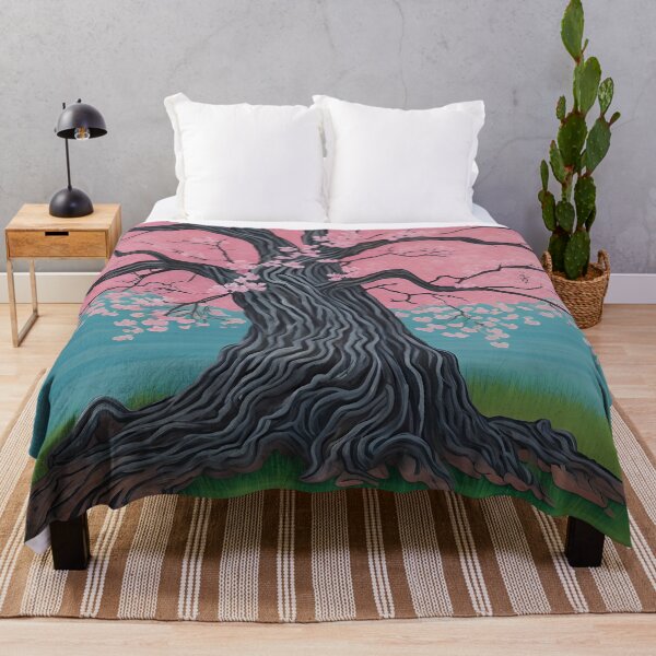Item preview, Ukiyo-e Japanese Art - Cherry Blossom Tree in Full Bloom designed and sold by allovervintage.