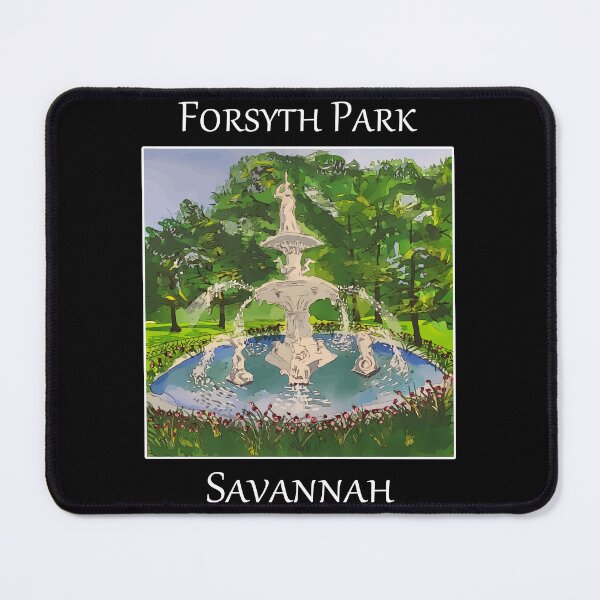 Item preview, Forsyth Park Savannah Georgia- WelshDesigns designed and sold by welshdesigns.