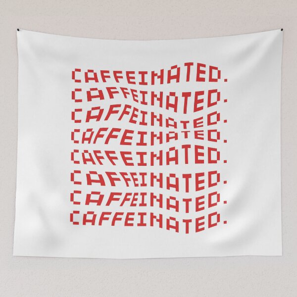 Item preview, Caffeinated, Coffee lovers, coffee time, Recycle, Reuse, Renew, Rethink designed and sold by Fashion Art Gifts ⭐⭐⭐⭐⭐.