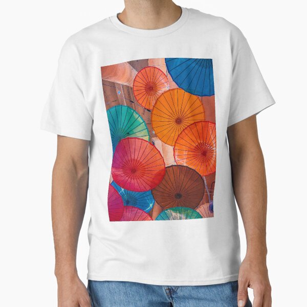 Shelter from the Rain; Rays of Color. Classic T-Shirt