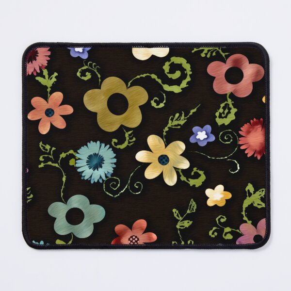 Item preview, colourful doodle flowers  designed and sold by Inktown.