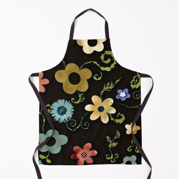 Item preview, colourful doodle flowers designed and sold by Inktown.