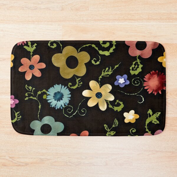 Item preview, colourful doodle flowers  designed and sold by Inktown.