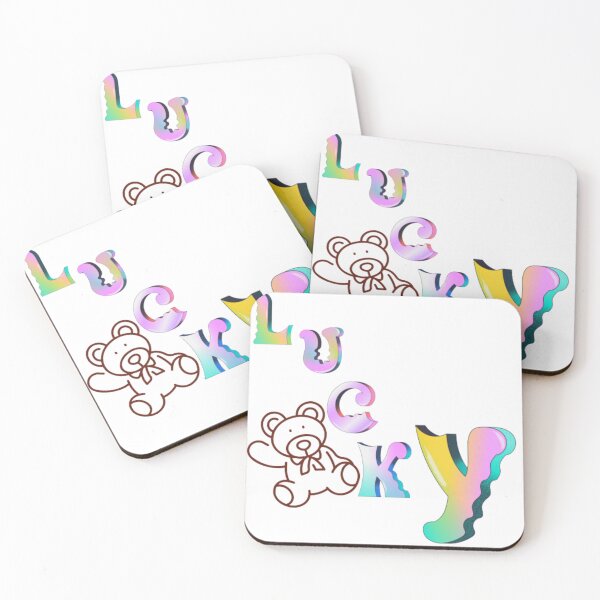 Item preview, Cute Bear & LUCKY English alphabet- Translation English Classic designed and sold by Luckangel.