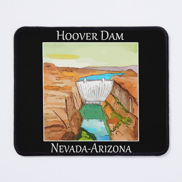 Item preview, Hoover Dam on the colorado river in Las Vegas Nevada.  Also on the border of Arizona- WelshDesigns designed and sold by welshdesigns.