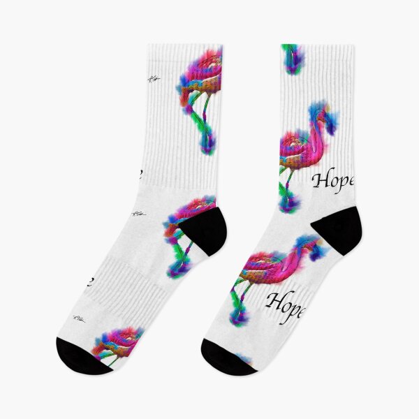 Item preview, Hope - Prancing Flamingo Abstract designed and sold by KirtTisdale.