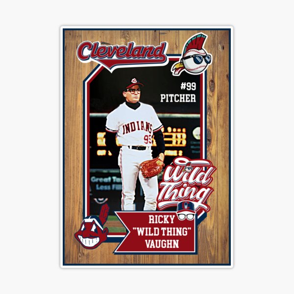 Major League Cleveland Indians Rick Vaughn Wild Thing Movie Jersey L