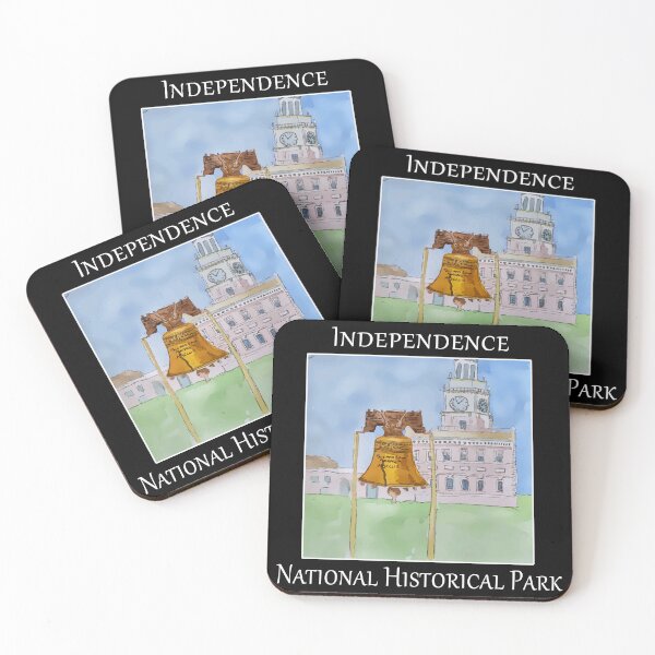 Item preview, Independance National Historic Park in Philadelphia, with the Liberty Bell showing in the background and Independance Hall in the background designed and sold by welshdesigns.