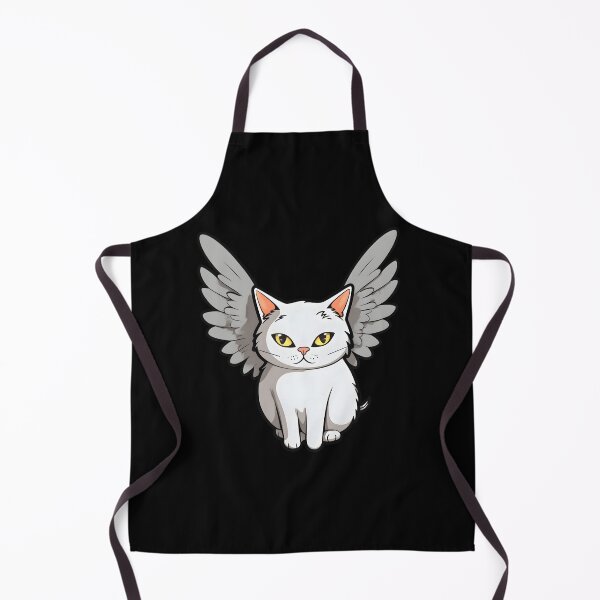Item preview, White cat with angel's wings designed and sold by Zoondertt.