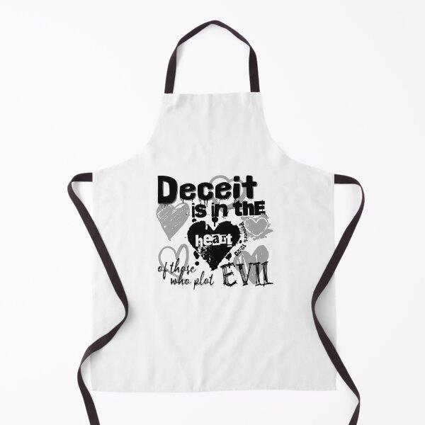 Item preview, Deceit Is In The Heart Of Those Who Plot Evil - Torah Bible Design - TorahWear designed and sold by Andrew Carter.