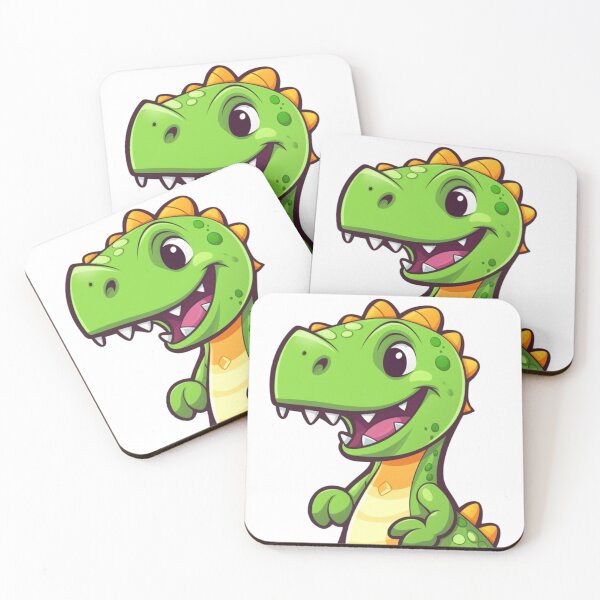 Item preview, Cool Green-Yellow Baby T-Rex - Teen & Young Adult Friendly, Cartoon Tyrannosaurus Rex designed and sold by ZDP-ART.