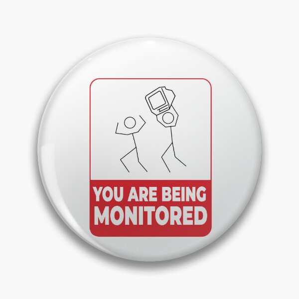 Item preview, surveillance Society You Are Being Monitored  designed and sold by Med ing.