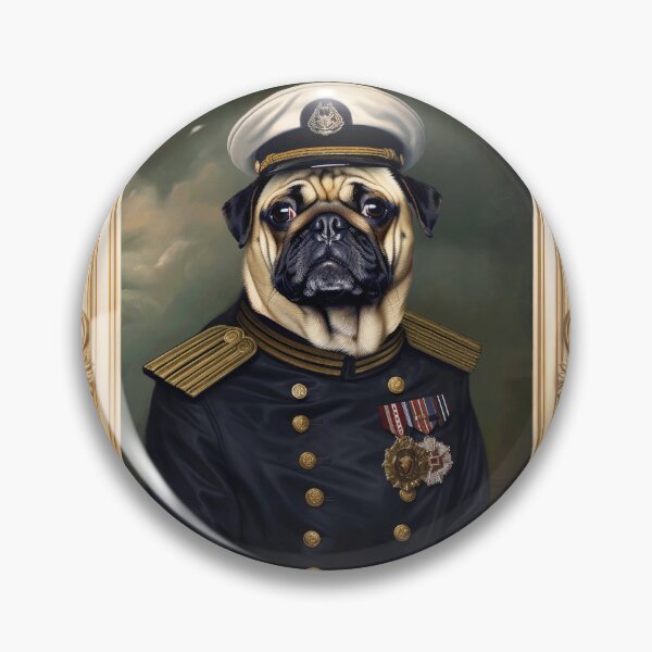 Item preview, Pug Portrait designed and sold by ArtShiftFL.