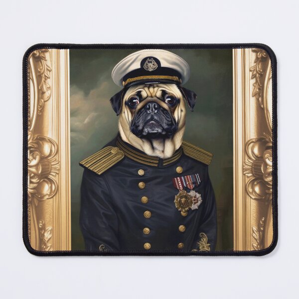Item preview, Pug Portrait designed and sold by ArtShiftFL.