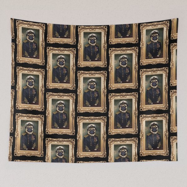 Item preview, Pug Portrait designed and sold by ArtShiftFL.