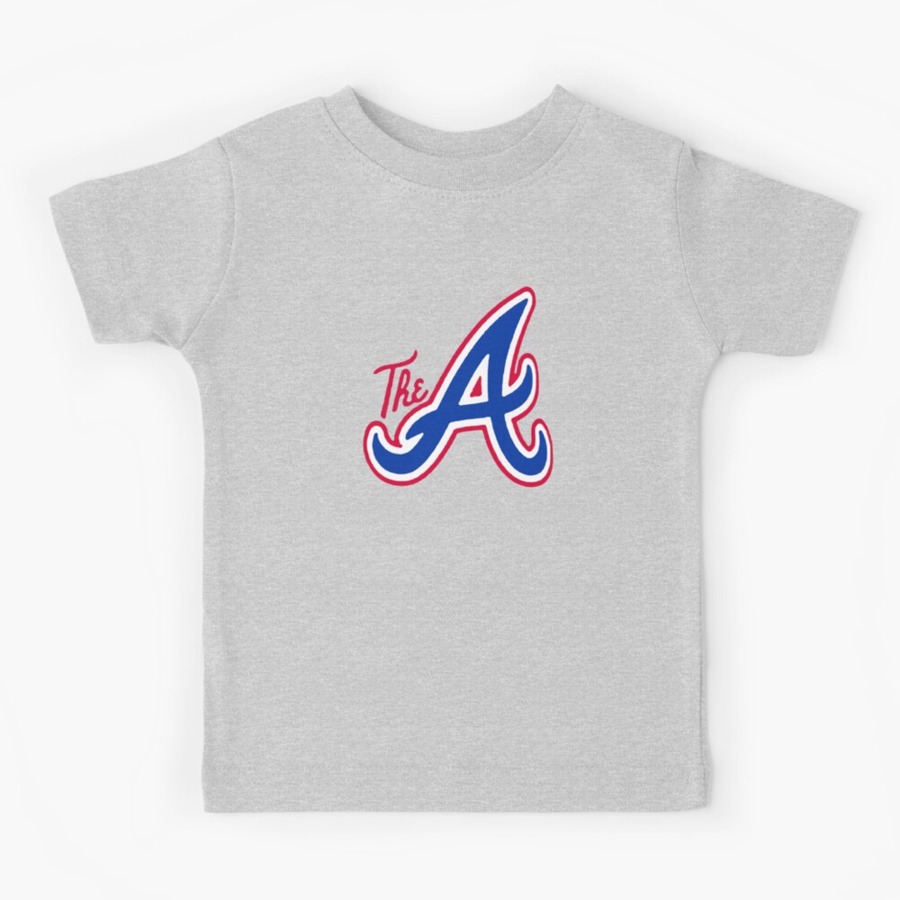 Youth Atlanta Braves Heather Gray Sleeveless T-Shirt