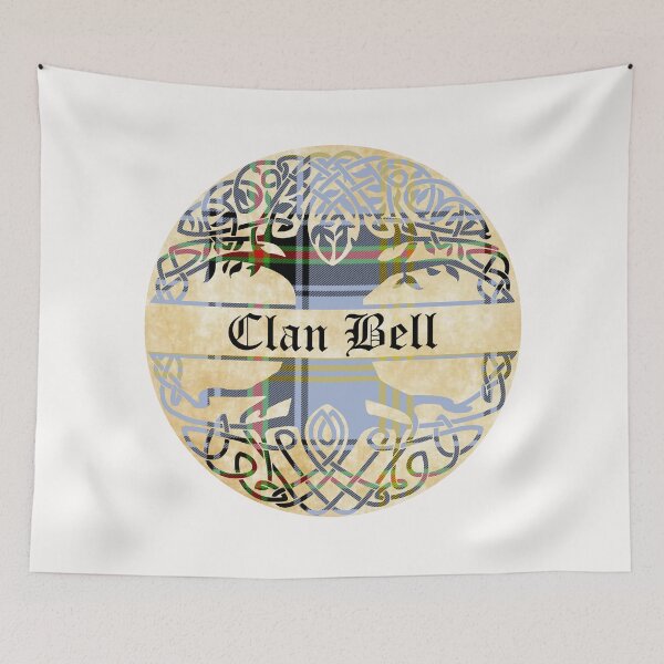Item preview, Bell Tree of Life Clan Scottish Surname tartan designed and sold by BagTown Clans.