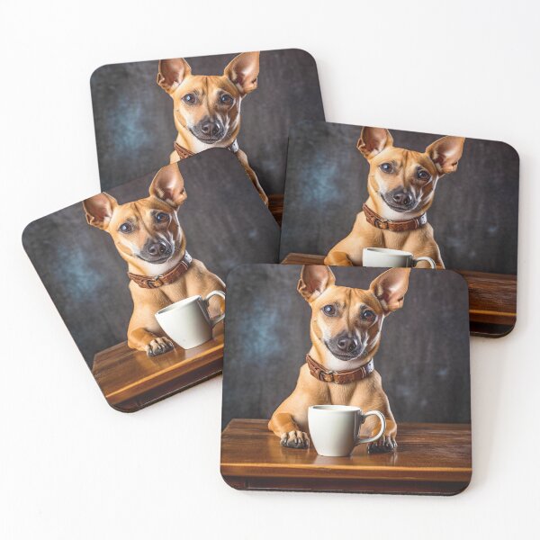 Item preview, Perky Pup: Adorable Africanis Coffee Art for Caffeine Lovers 2 designed and sold by ClawedCreations.