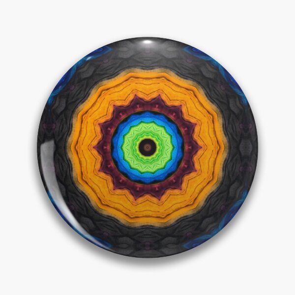 Artikelvorschau, Brightly Dyed Colorful Fabric Kaleidoscope Pattern 61 entworfen und verkauft von Swabcraft.