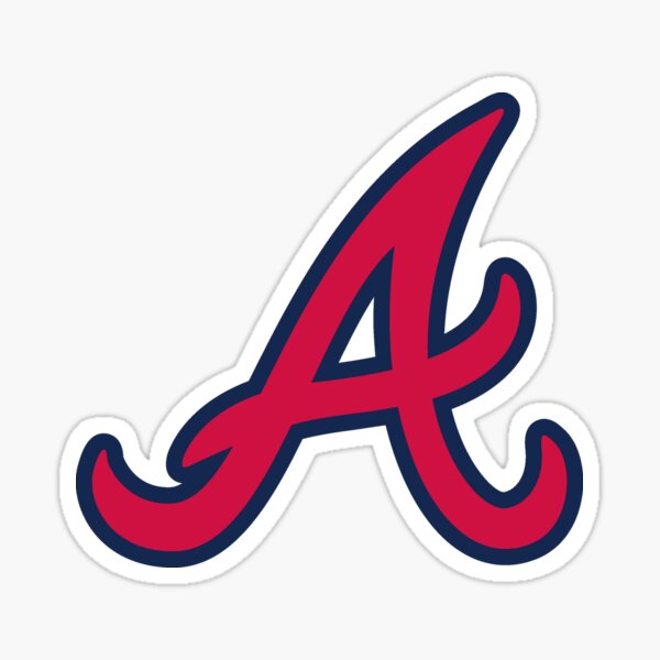 Atlanta Braves Tomahawk logo Vinyl Decal / Sticker CHOOSE SIZE 3'-12