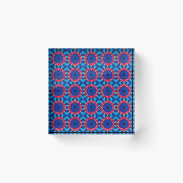 Artikelvorschau, Brightly Dyed Colorful Fabric Kaleidoscope Pattern 63 entworfen und verkauft von Swabcraft.