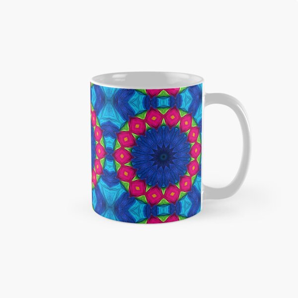 Artikelvorschau, Brightly Dyed Colorful Fabric Kaleidoscope Pattern 63 entworfen und verkauft von Swabcraft.