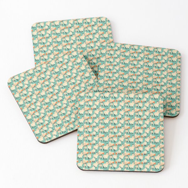Item preview, Retro Goat Pattern - Cute Animal designed and sold by Retro-ArtDeco.