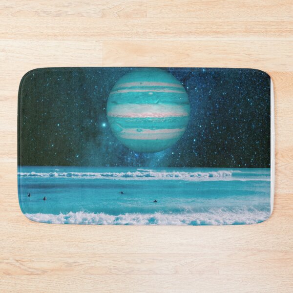 Item preview, Jupiter Space Beach - Surreal collage   designed and sold by Yasmine khalifa.
