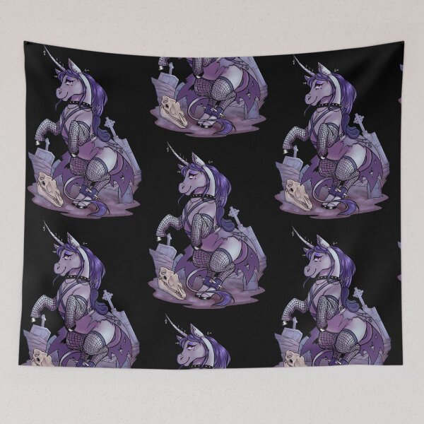 Item preview, Cute Goth Unicorn designed and sold by zoecoughlin.