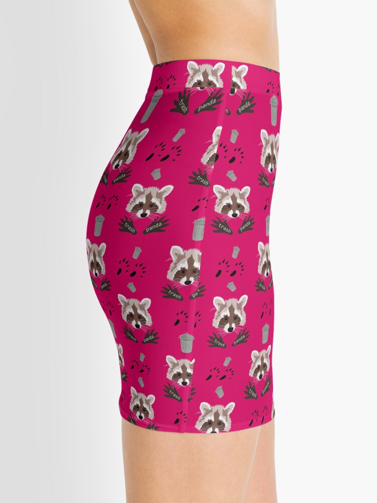 Alternate view of Racoons on pink Mini Skirt