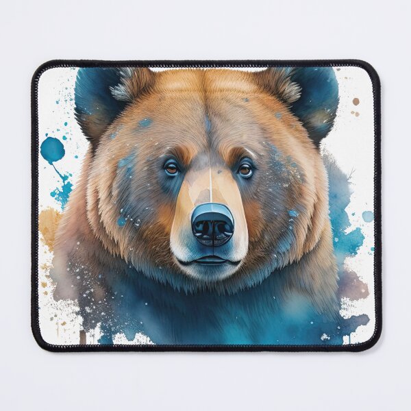 Item preview, brown bear in ink designed and sold by Lunitacriss.