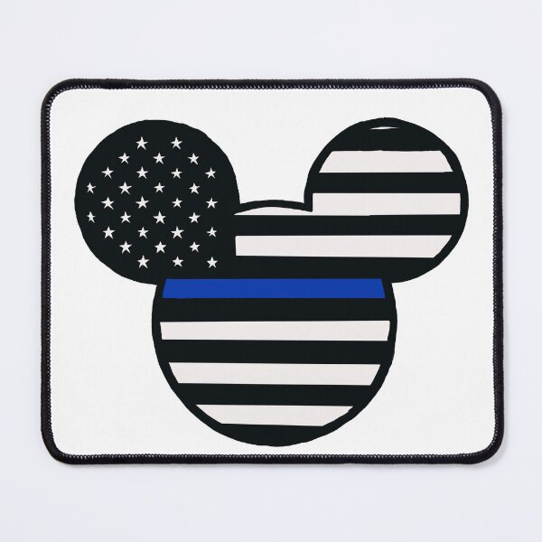 Item preview, Blue line Mickey flag designed and sold by RayRaysX2.