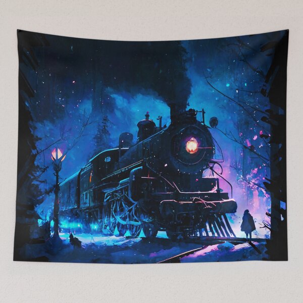 Item preview, Snowy Night Steam Train Enchantment designed and sold by Bb-gl.