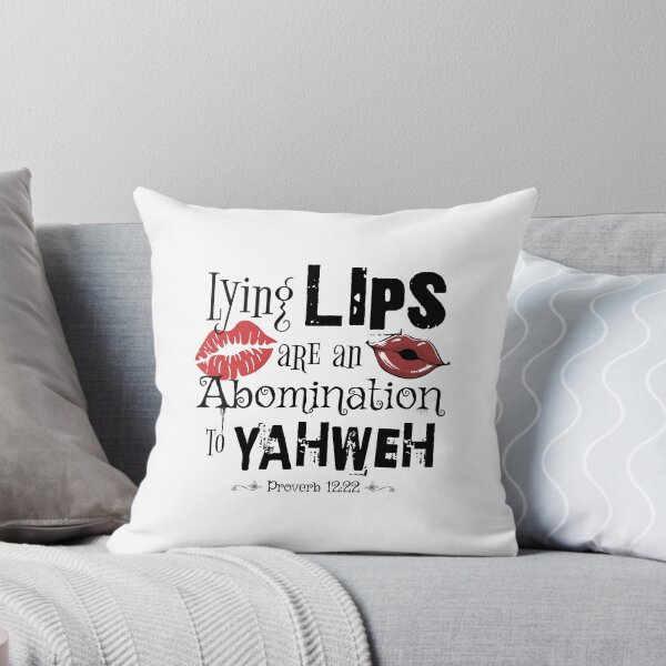 Item preview, Lying Lips Are An Abomination To YAHWEH - Torah Bible Design - TorahWear designed and sold by Andrew Carter.