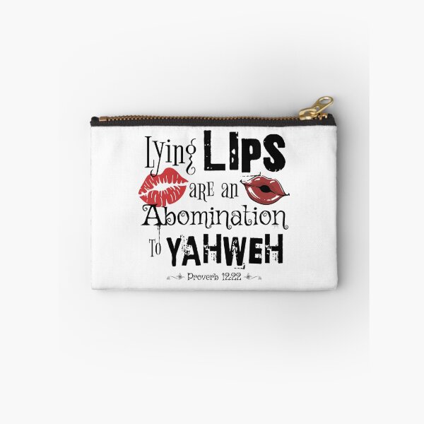 Item preview, Lying Lips Are An Abomination To YAHWEH - Torah Bible Design - TorahWear designed and sold by Andrew Carter.
