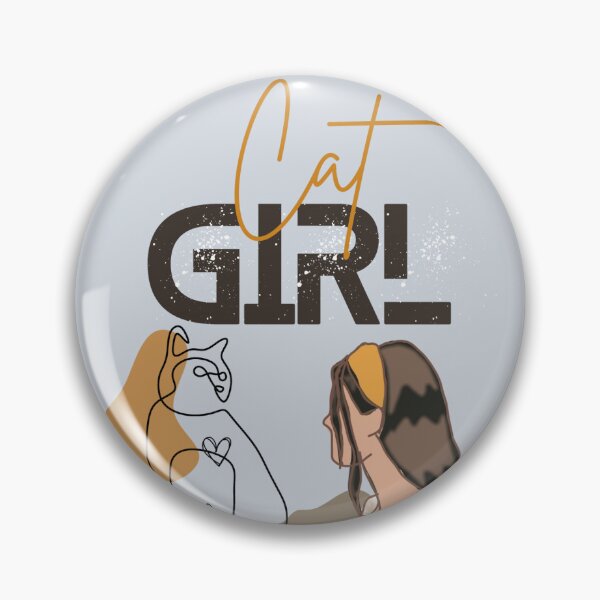 Item preview, Cat Girl Forever designed and sold by Anuradha Mahanti.