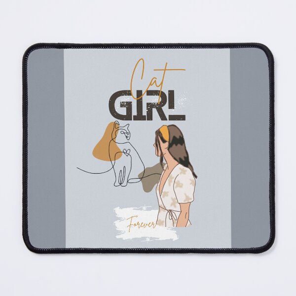 Item preview, Cat Girl Forever designed and sold by Anuradha Mahanti.