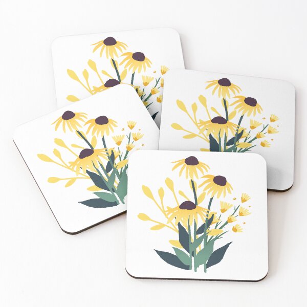Item preview, Beautiful light and airy yellow flower pattern  designed and sold by kathtrumpet.