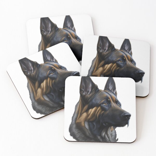 Item preview, Belgian Malinois Portrait  designed and sold by AI-Pets.