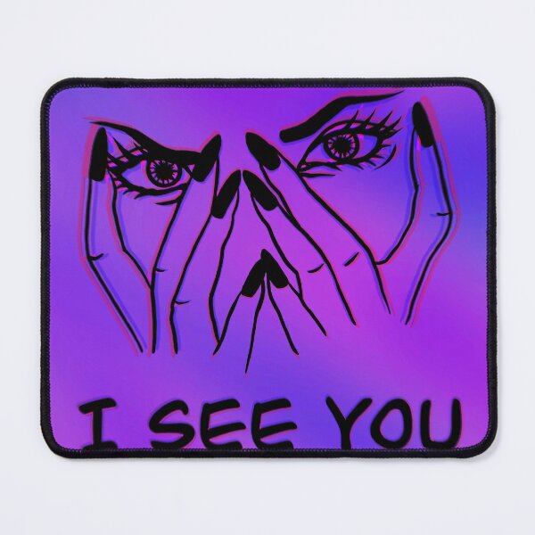 Item preview, I see you, acid eyes, purple atmosphere , pop art, woman eyes designed and sold by noirglare.