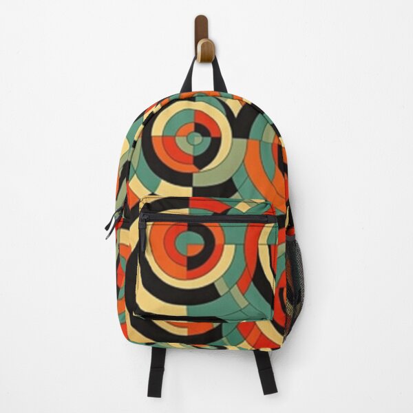 Item preview, Mod Op Art Inspired Bright Colored Geometric Concentric Circles Graphic Design Pattern designed and sold by Step, Repeat.
