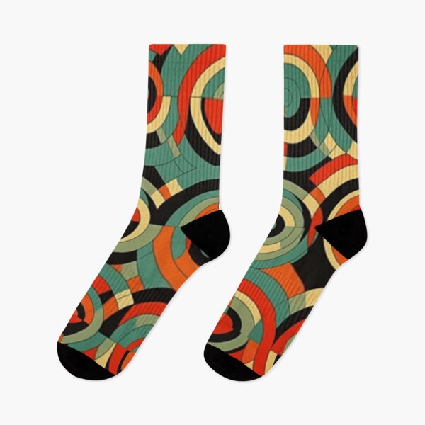 Item preview, Mod Op Art Inspired Bright Colored Geometric Concentric Circles Graphic Design Pattern designed and sold by Step, Repeat.